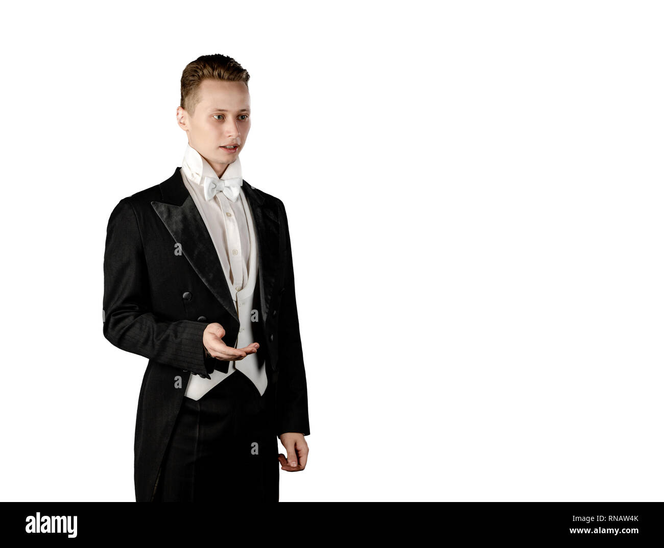 Image d'un bel homme portrait d'un jeune acteur Banque D'Images