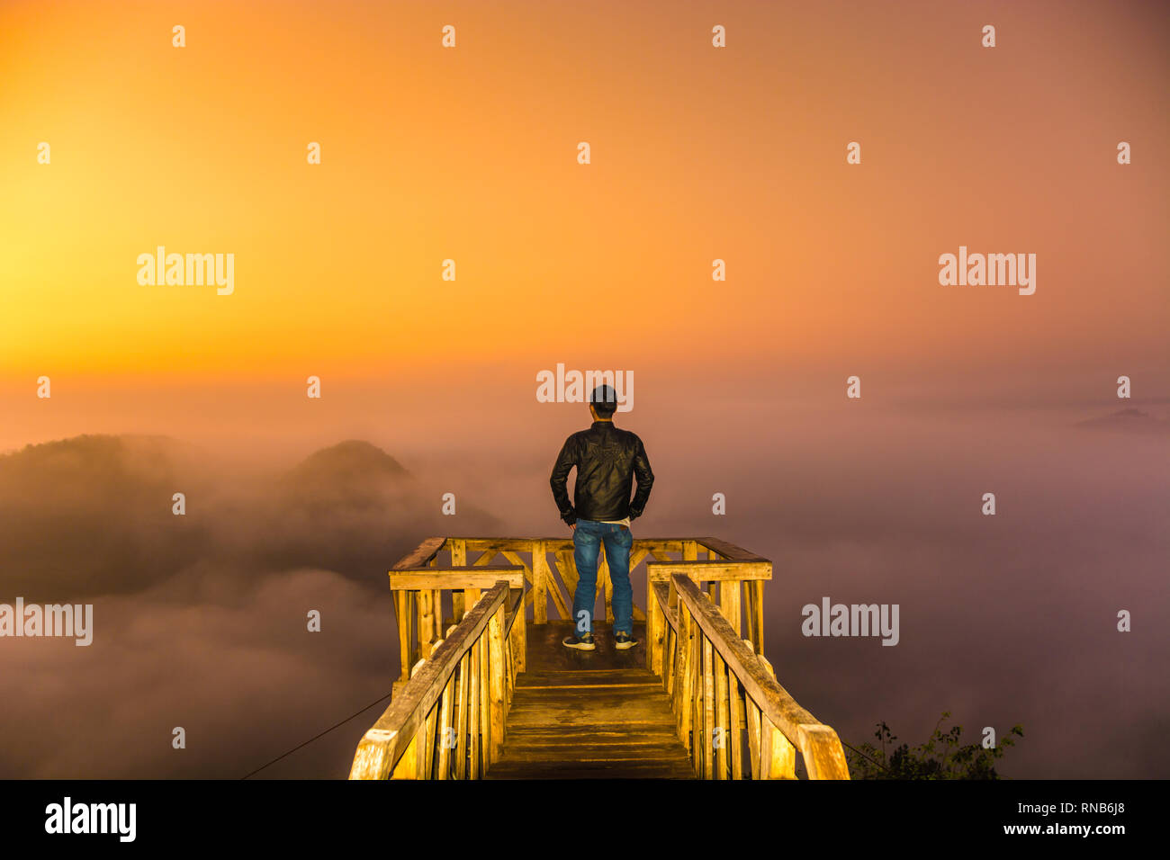Beauté de l'aube l'Indonésie Banque D'Images