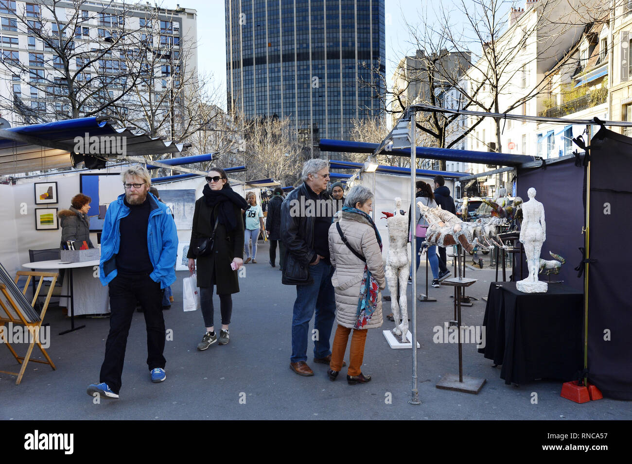 Marché edgar quinet paris Banque de photographies et d’images à haute ...