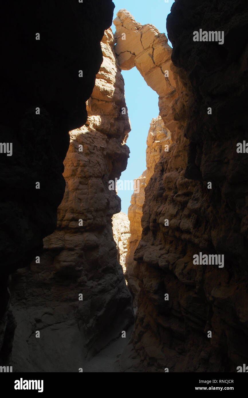 Dans Gorge Anza-Borrego Desert State Park, Californie, USA Banque D'Images