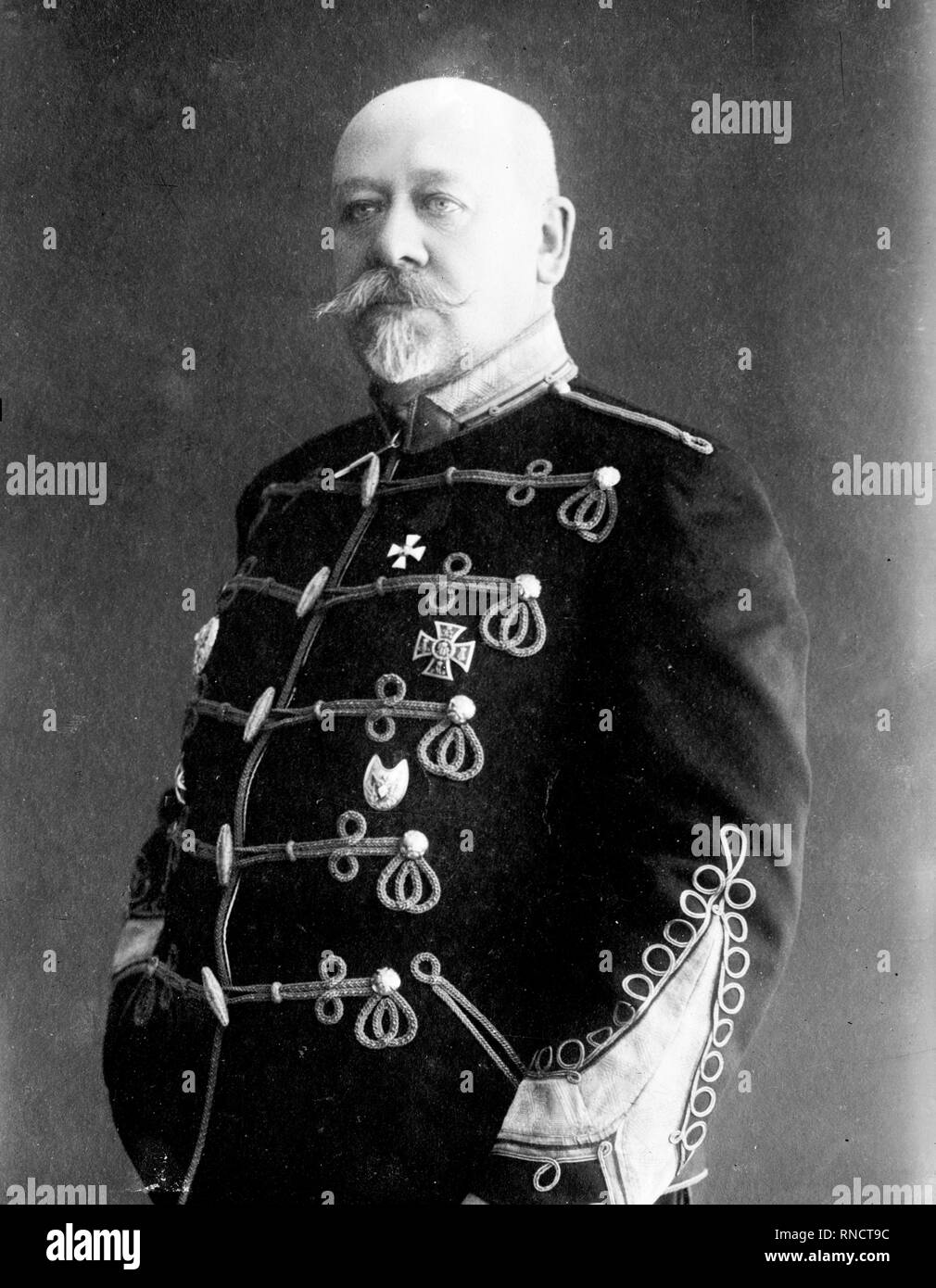 Le Lieut. Gen. Soukhomlinoff, en uniforme Banque D'Images