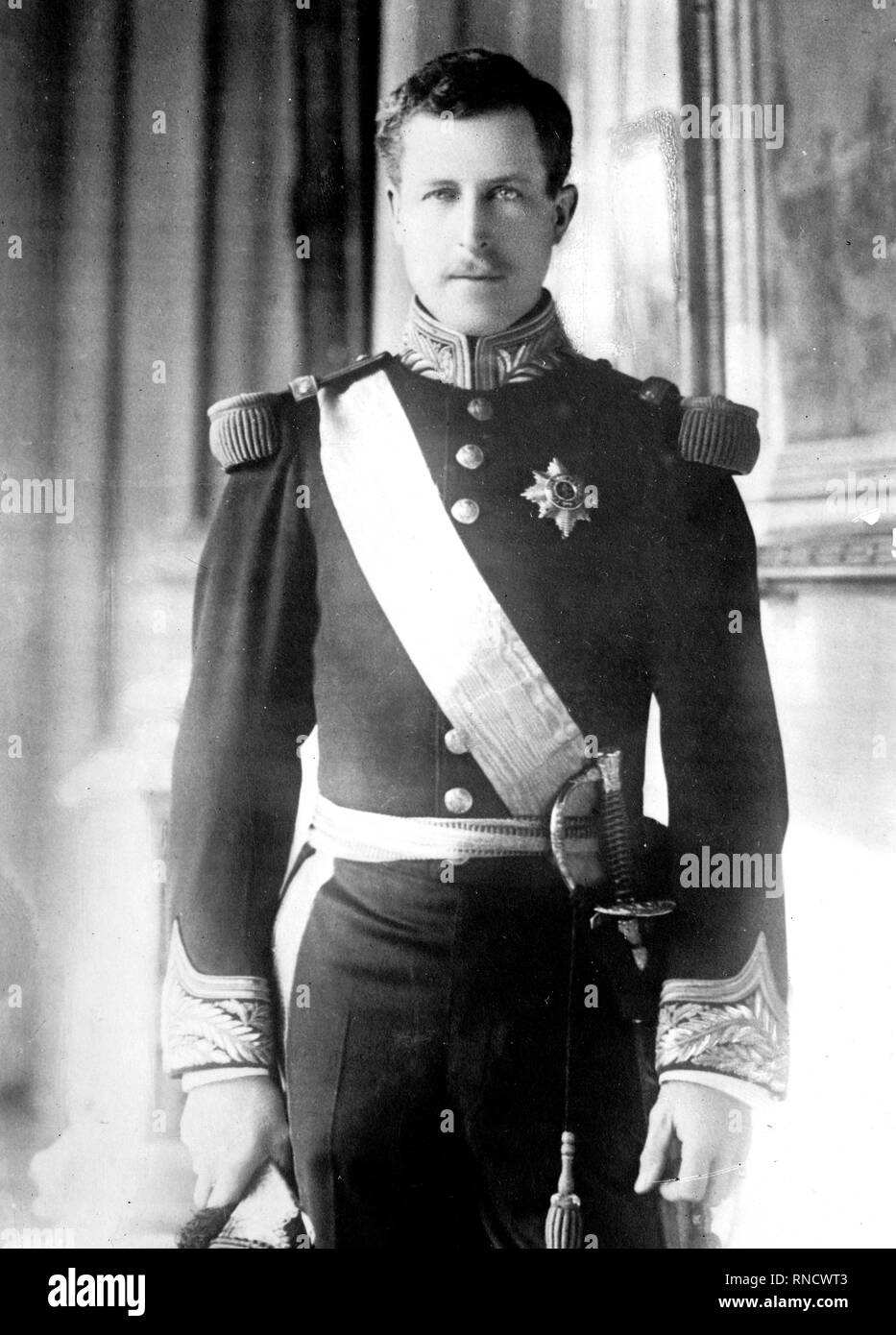 Roi de Belg. [C.-à-d. Belgique], S.A.R. Monseigneur le Prince Albert de Belgique Banque D'Images