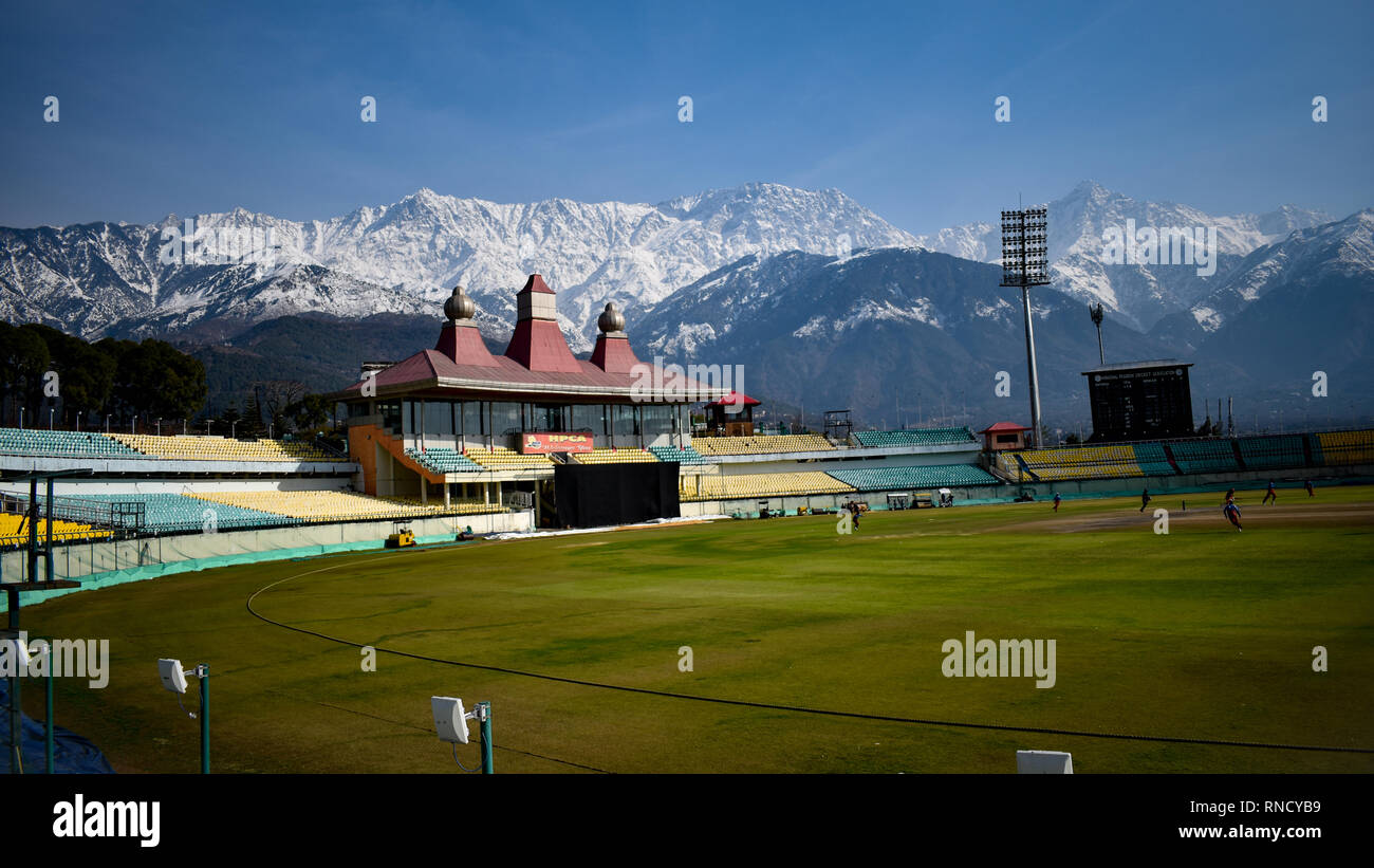Stade de cricket de plus belle Banque D'Images