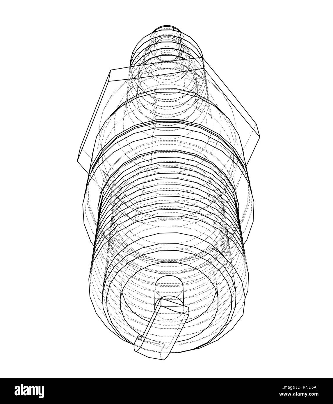 Concept de bougie de vecteur Illustration de Vecteur