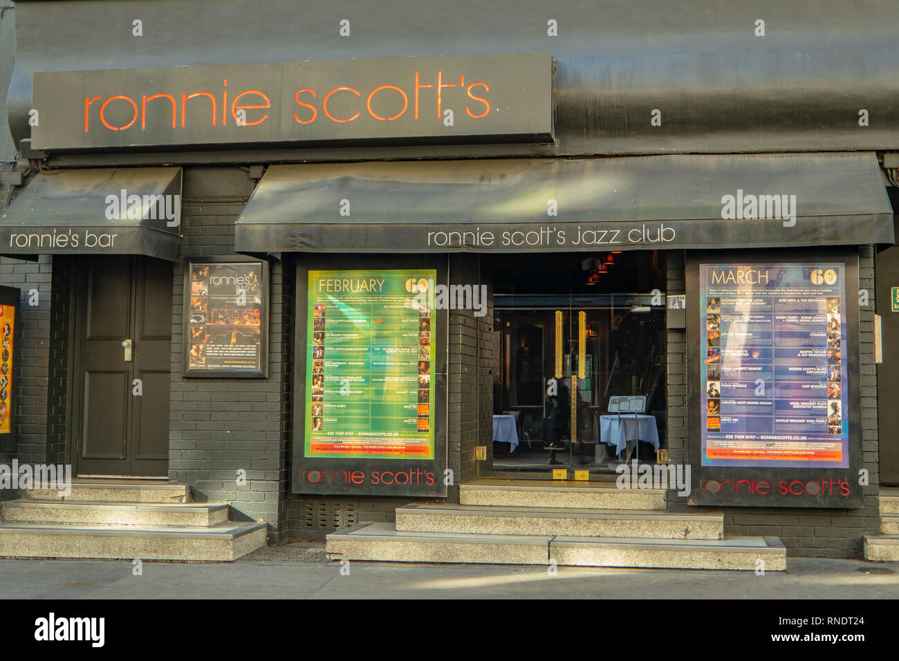 Ronnie Scott's Jazz Club, Banque D'Images