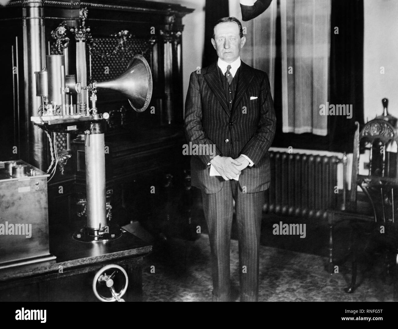 L'inventeur italien Guglielmo Marconi l'inventeur de la radio Photo Stock -  Alamy