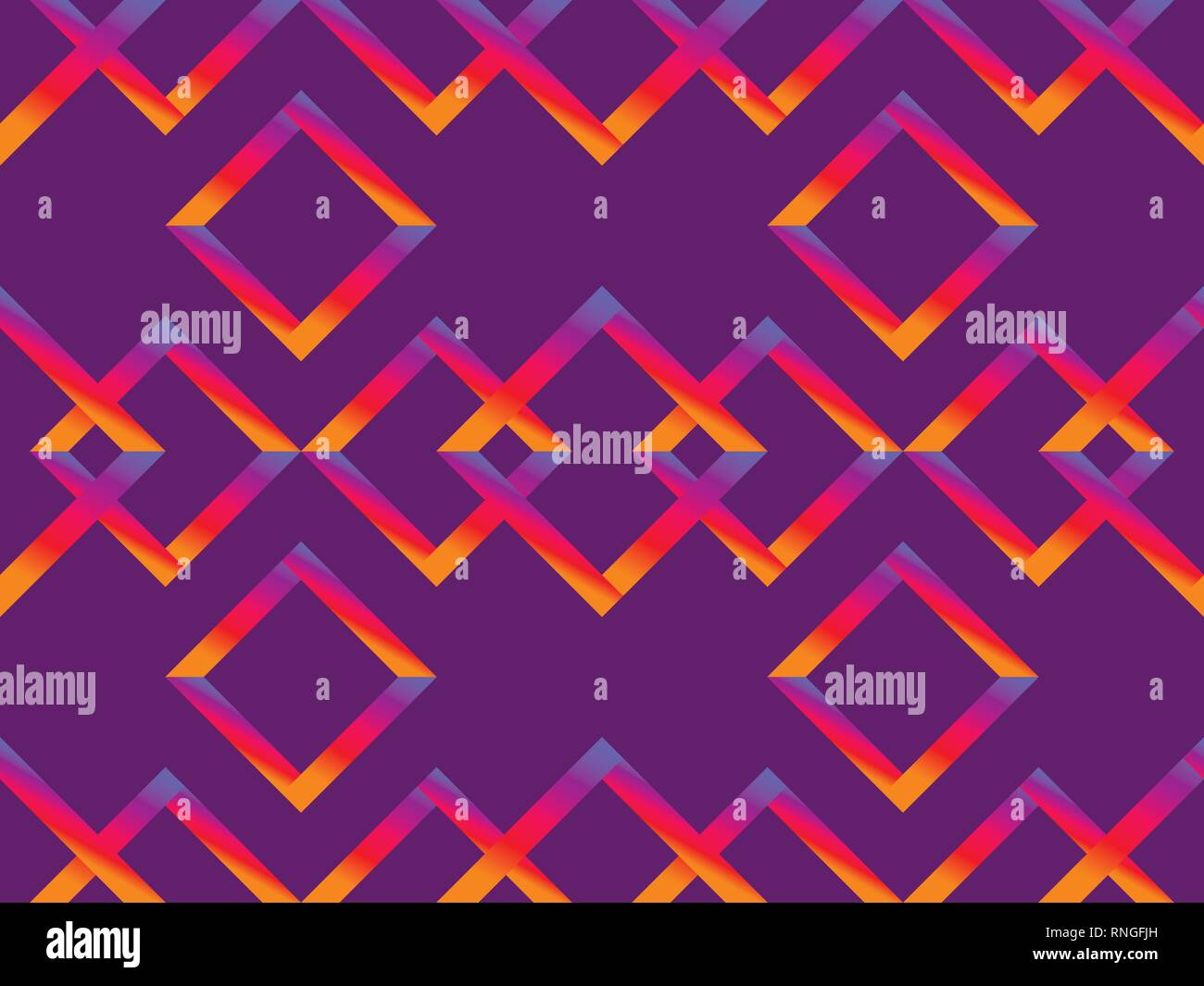 Transparente avec motif losange violet-orange gradient floue. Résumé Contexte géométrique. Vector illustration Illustration de Vecteur