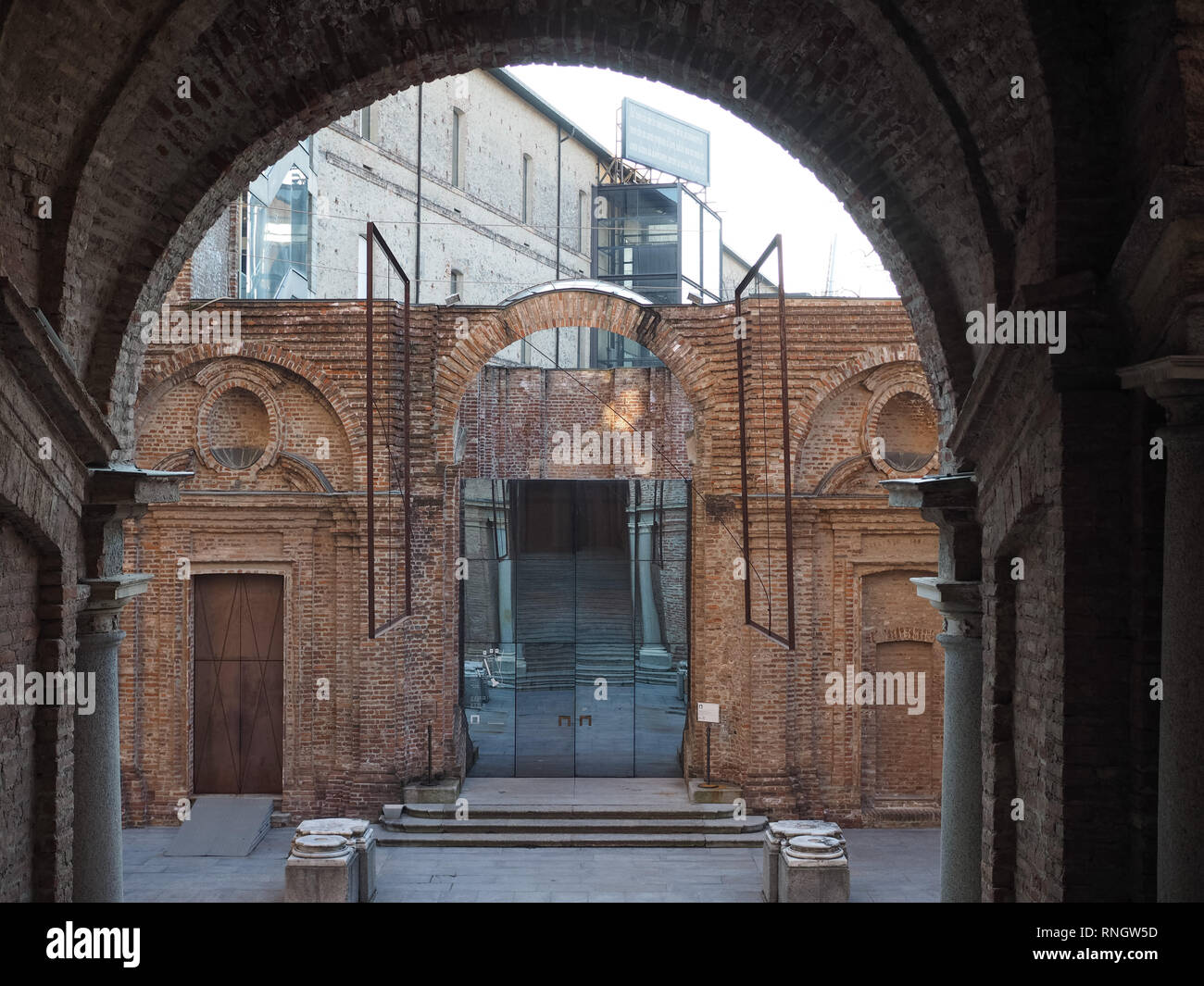 Château Castello di Rivoli à Rivoli, Italie Banque D'Images