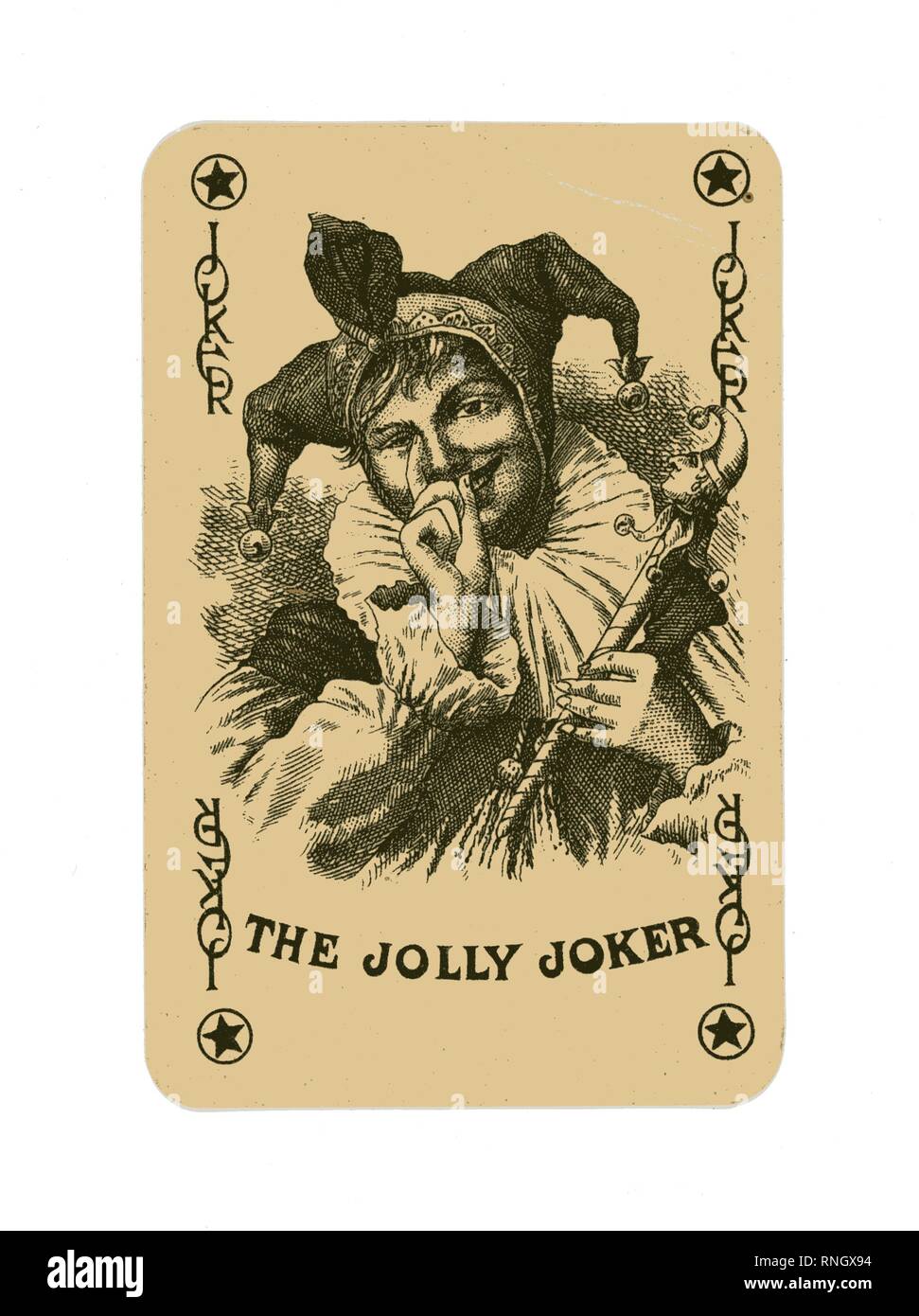 Carte photo allemande Vintage datant probablement de l'entre-deux guerres. Faites par Altenburger und Stralsunder Spielkarten-Fabriken A.-G c'est montré isolé sur fond blanc Banque D'Images