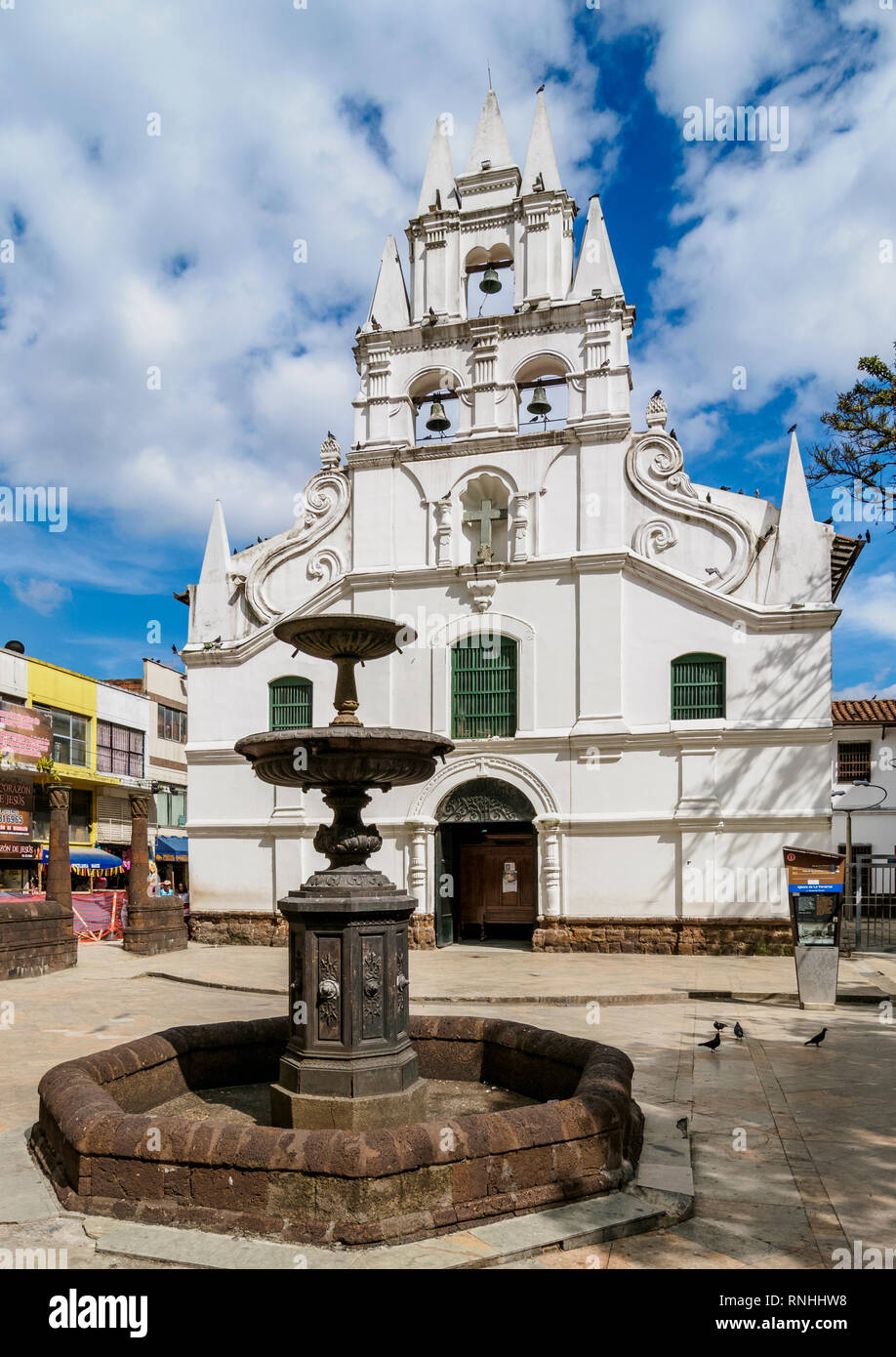 La Veracruz Église, Département d'Antioquia, Medellin, Colombie Banque D'Images