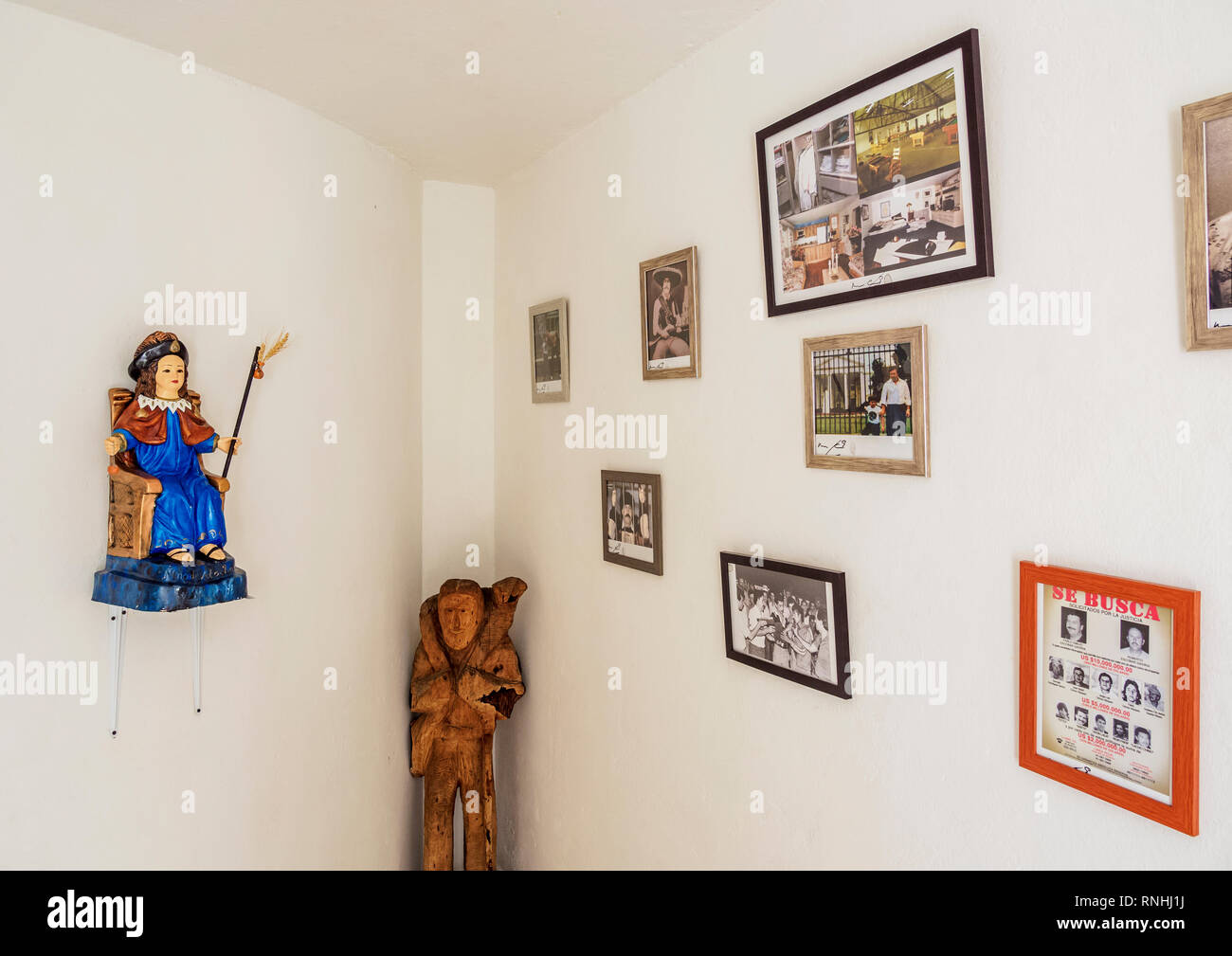 Petit Musée Pablo Escobar en El Barrio Pablo Escobar, Medellin, Département d'Antioquia, Colombie Banque D'Images