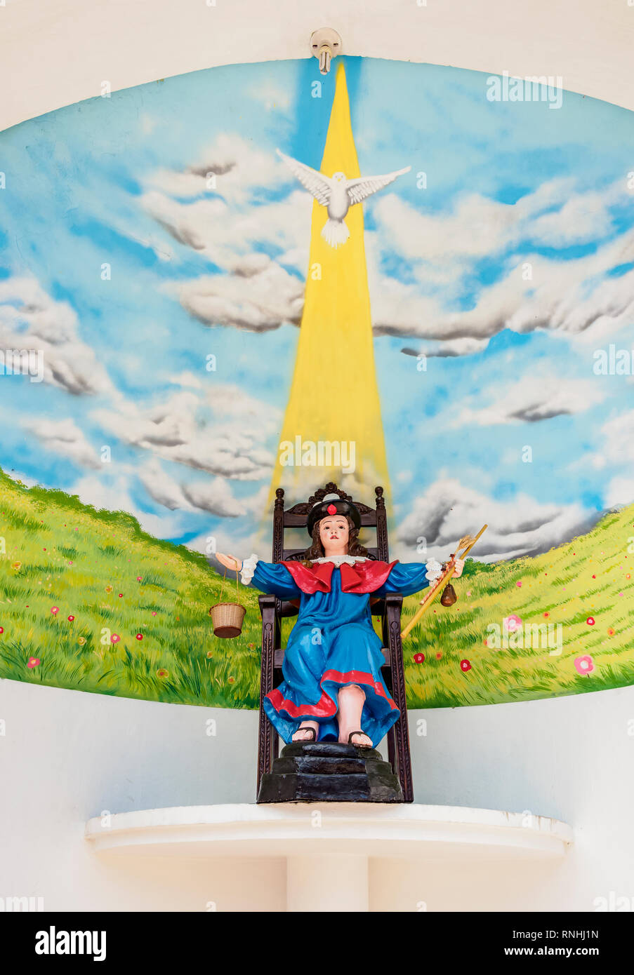 Enfant Jésus d'Atocha à El Barrio Pablo Escobar, Medellin, Département d'Antioquia, Colombie Banque D'Images