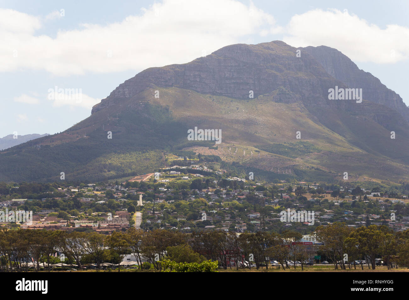 Helderberg mountain Banque de photographies et d’images à haute
