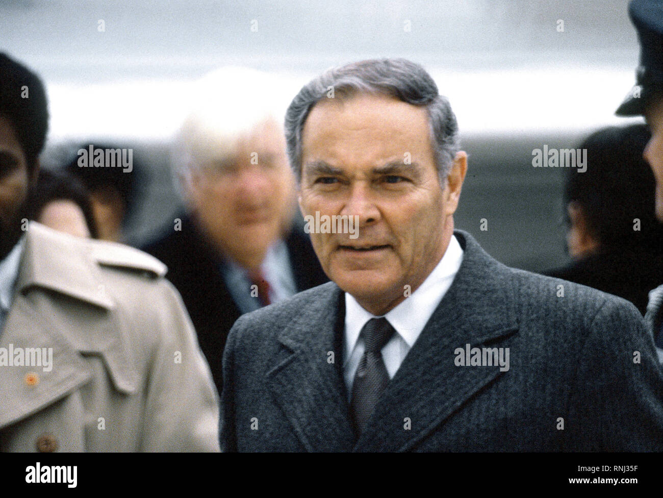 Secrétaire d'État Alexander Haig Jr. - Janvier 1981 Banque D'Images