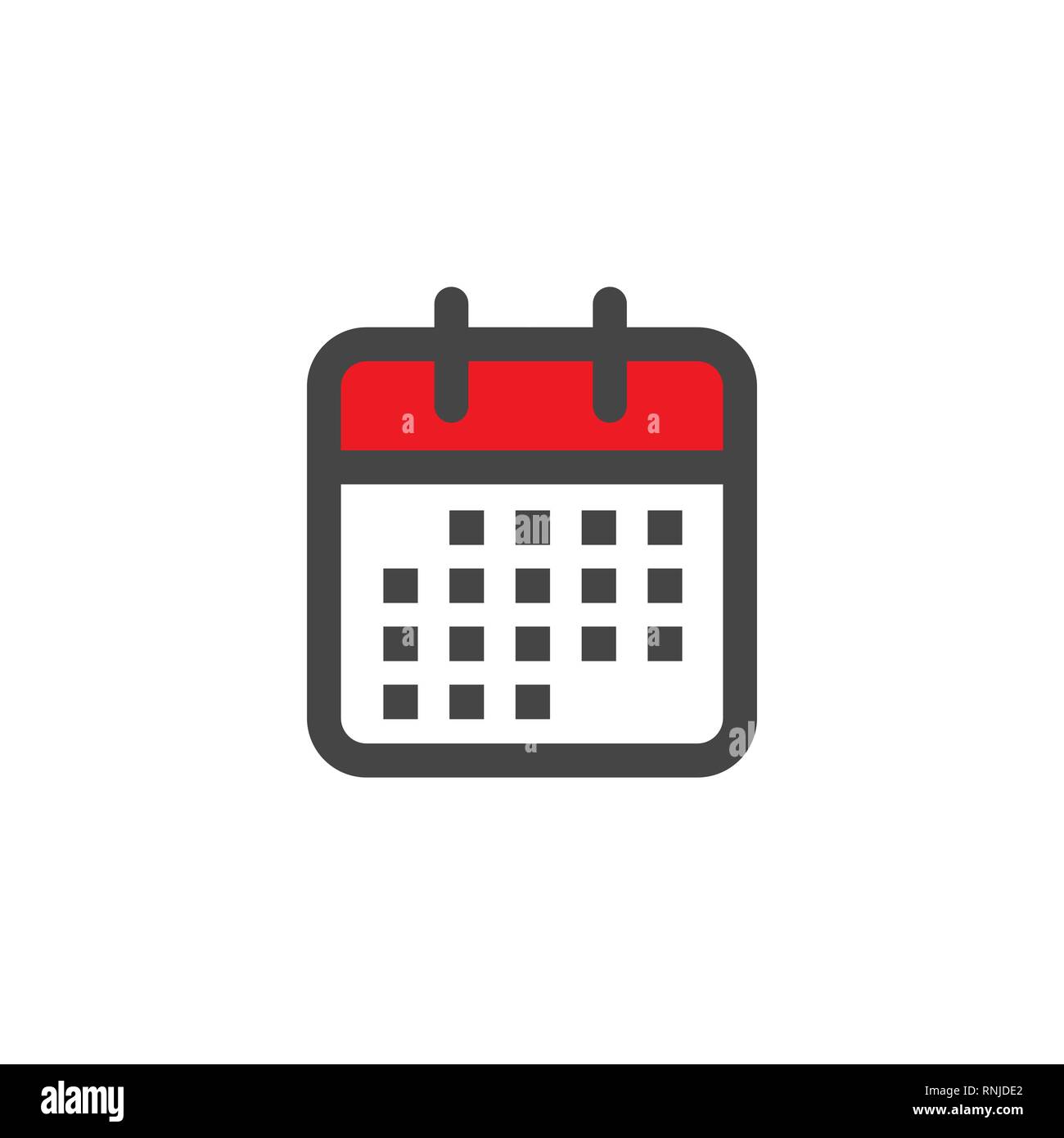 L'icône w Gestion du temps, dépêchez-vous, la date limite et à l'heure symbolique Illustration de Vecteur