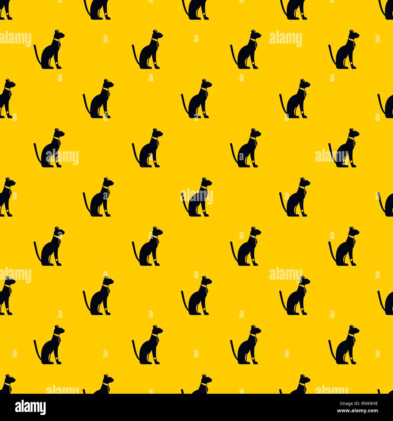 Chat avec vector pattern Illustration de Vecteur