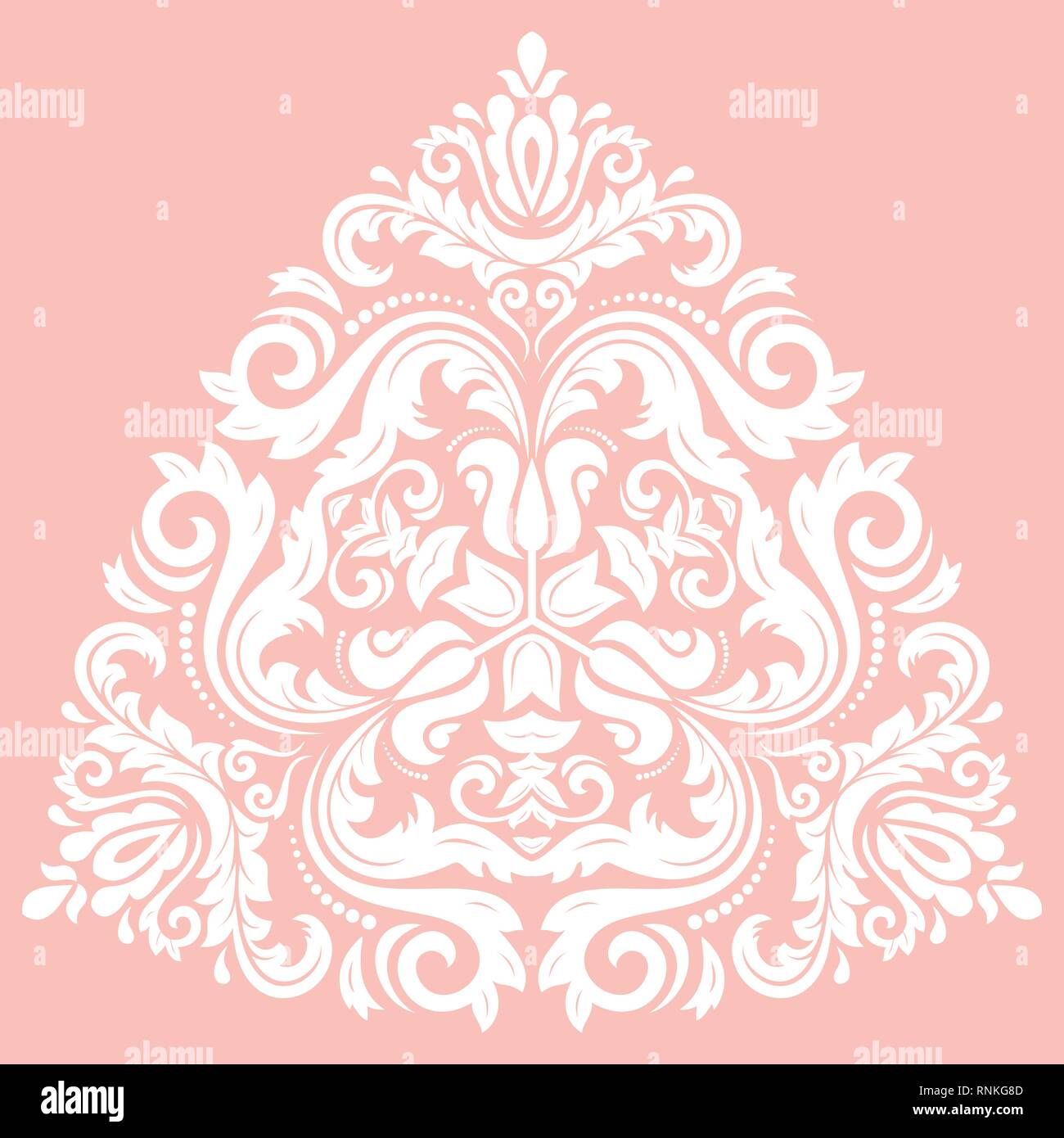 Résumé Motif Vecteur Oriental Illustration de Vecteur