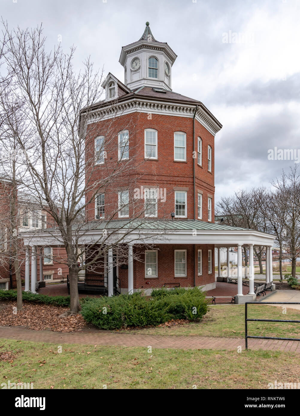 La chambre octogonale Muster au Boston Navy Yard, Boston, Massachusetts, USA Banque D'Images