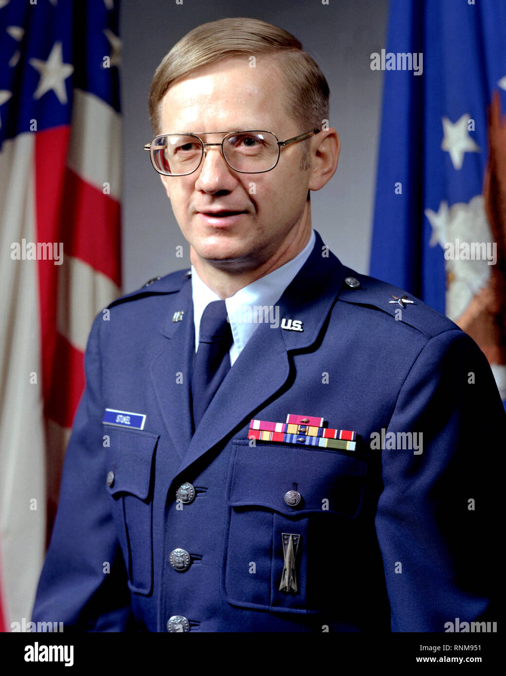 1981 - Le Bgén Donald J. Stukel, USAF Banque D'Images