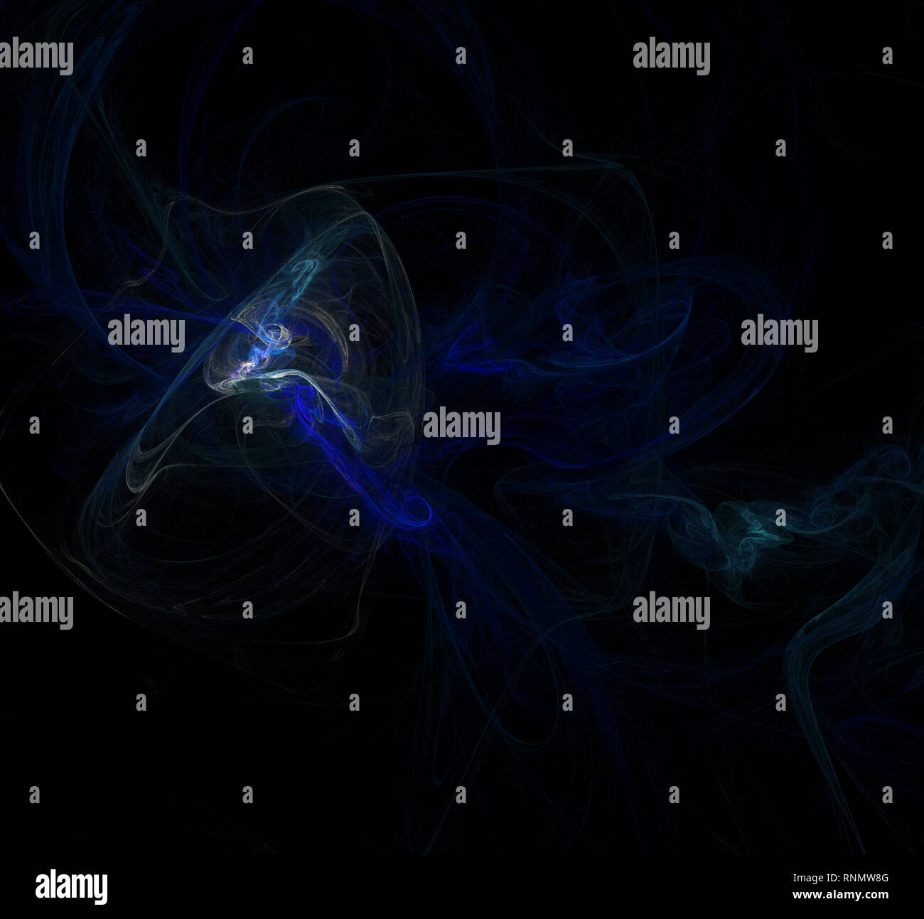 Abstract background illustration art fractal géométrie dans l'espace. Banque D'Images