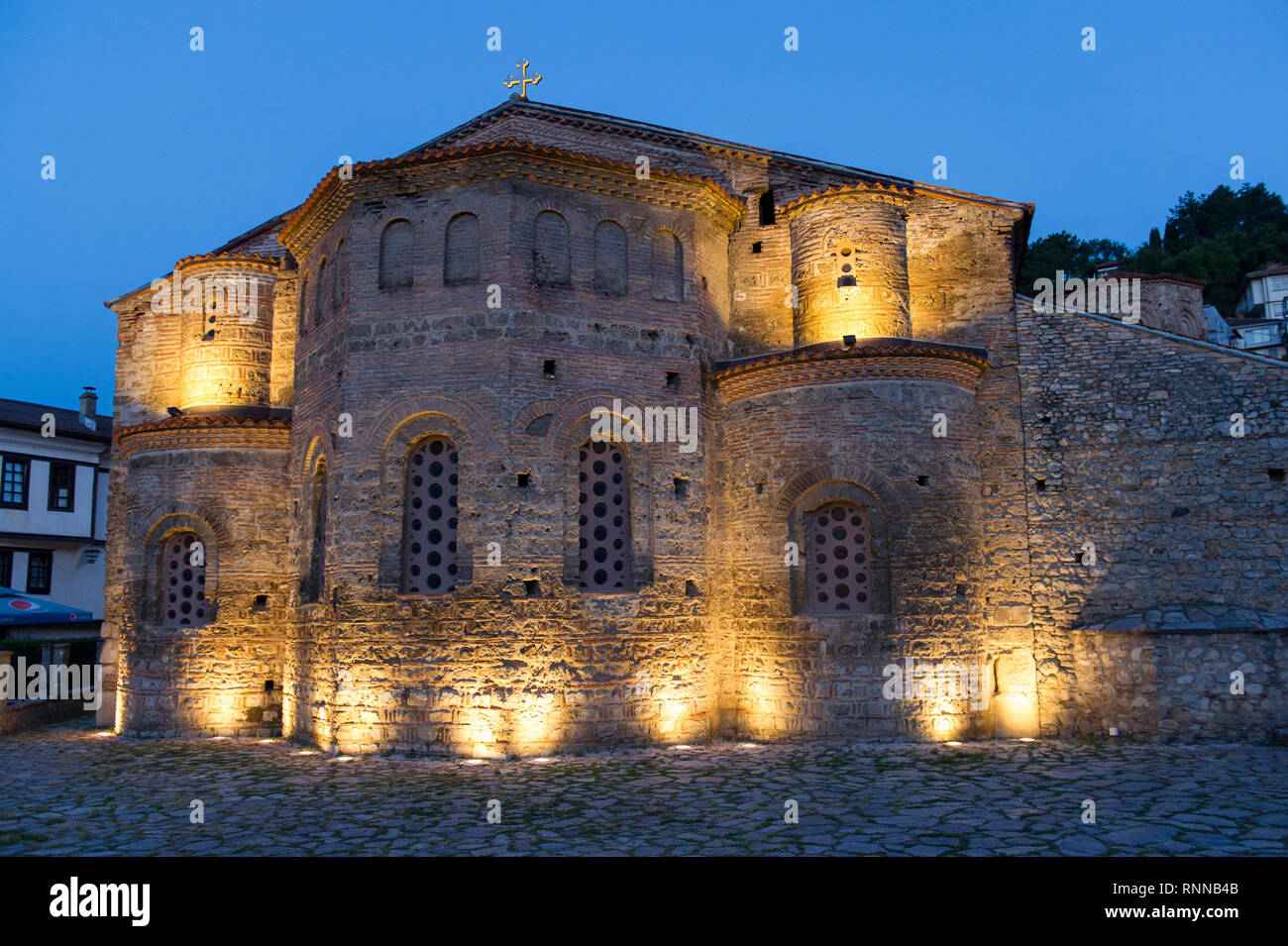 Eglise de Saint Sofia, Ohrid, Macédoine Banque D'Images