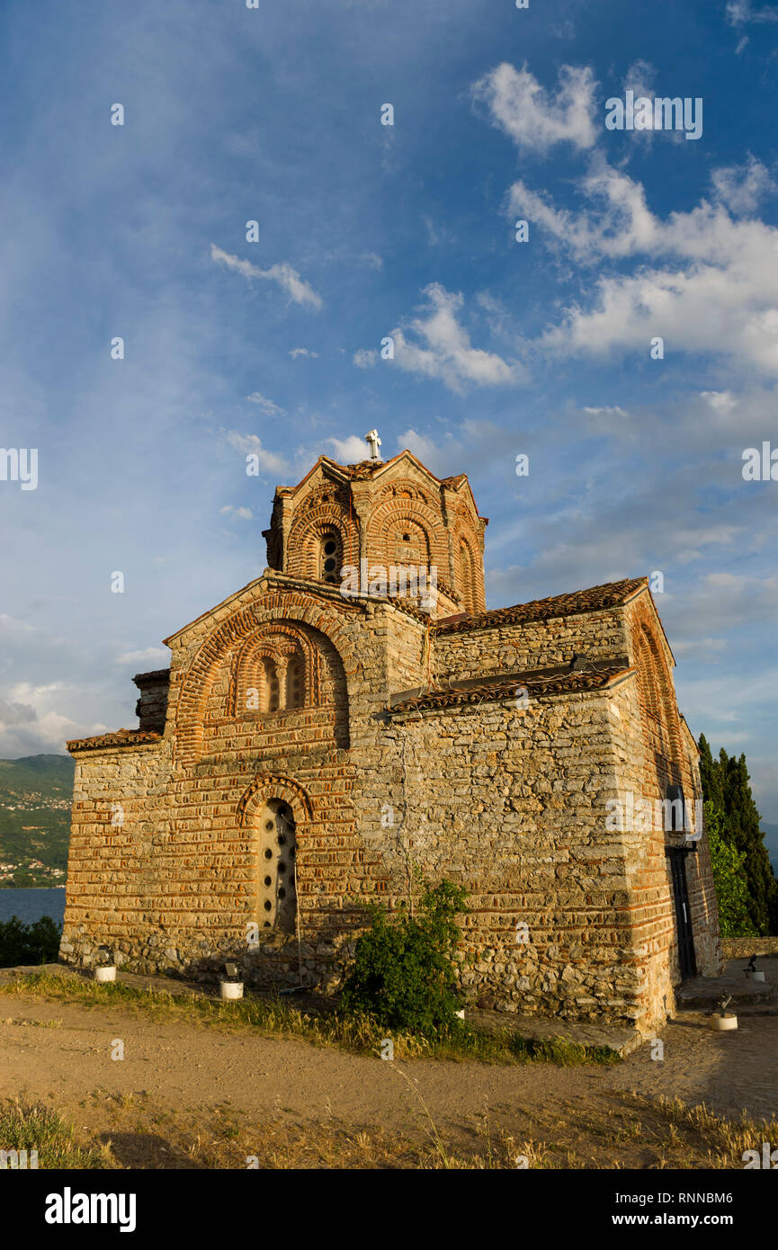 Église de Saint-Jean à l'babtist Kaneo (John), Ohrid, Macédoine Banque D'Images