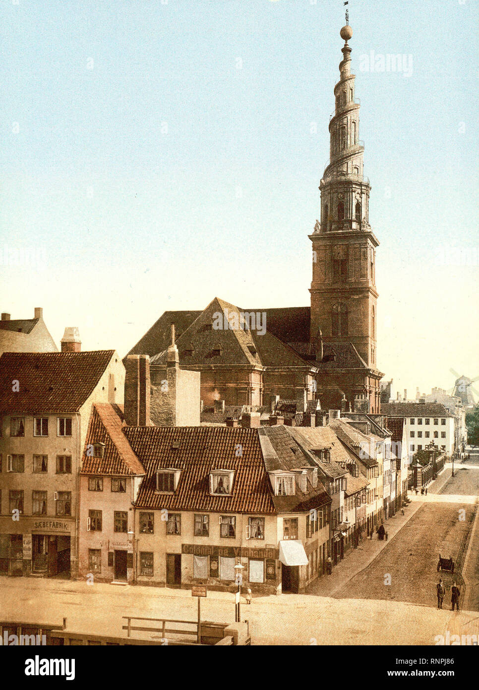 L'Église du Sauveur, Copenhague, Danemark ca. 1890-1900 Banque D'Images