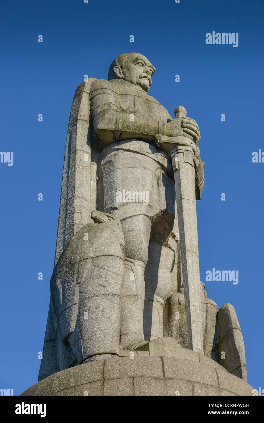 Monument de Bismarck, Seewartenstrasse, Neustadt, Hambourg, Allemagne, Hambourg, Hambourg, Allemagne Banque D'Images