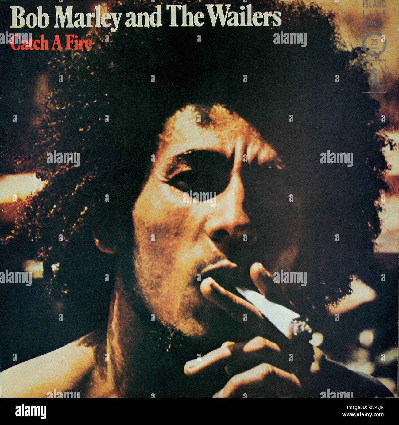 Bob Marley et les Wailers Catch A Fire - Vintage Album Banque D'Images