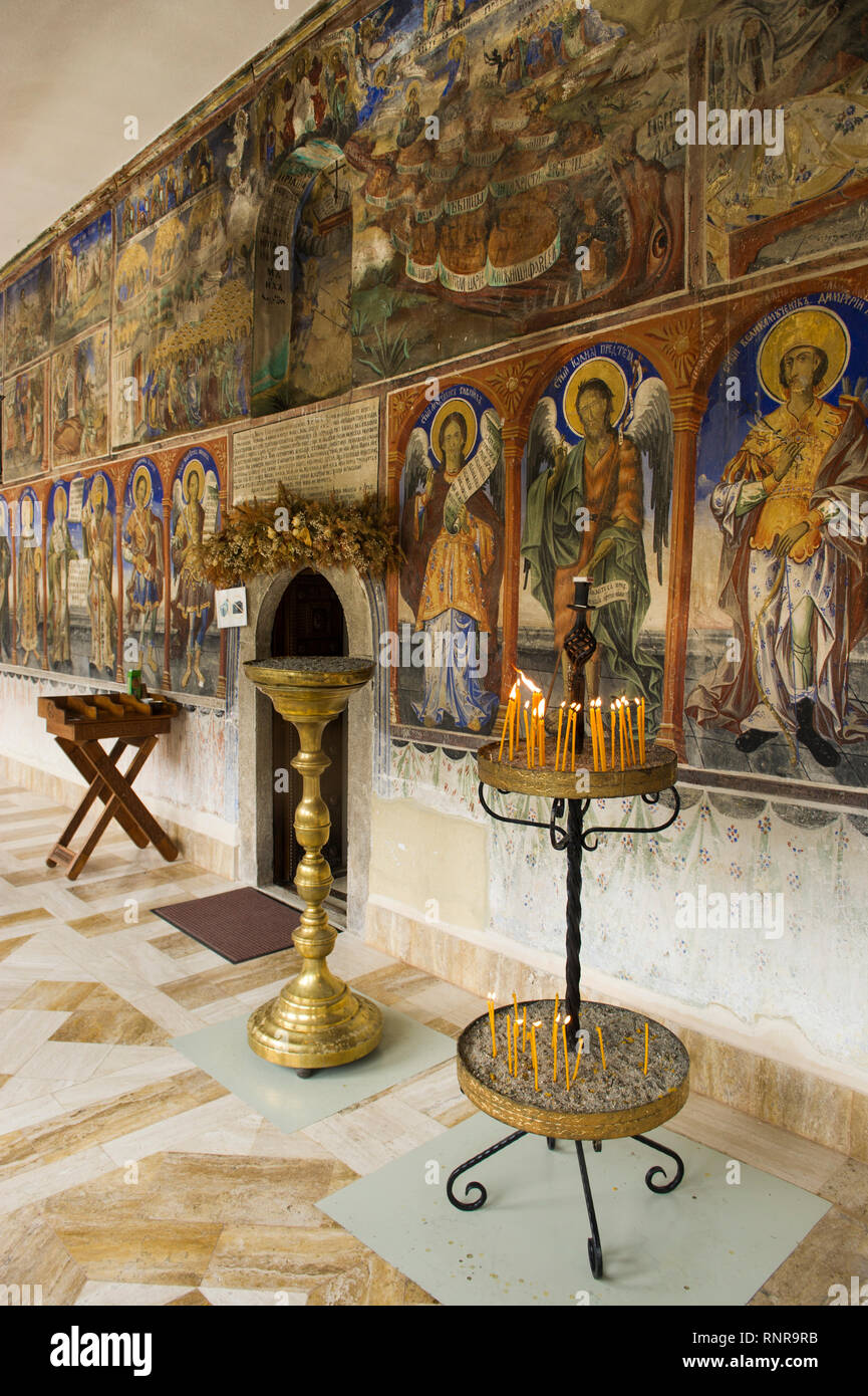 Saint Jovan Bigorski Monastère, parc national de Mavrovo, Macédoine Banque D'Images