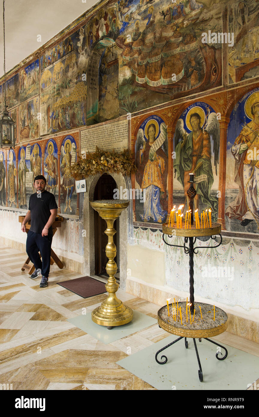 Saint Jovan Bigorski Monastère, parc national de Mavrovo, Macédoine Banque D'Images