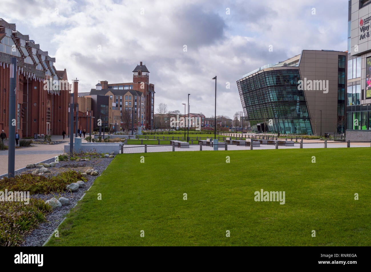 L'Université de Montfort, Leicester, England, UK, Grande-Bretagne Banque D'Images
