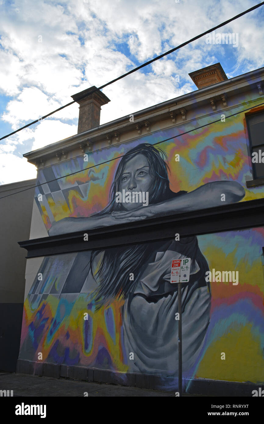 Galerie nationale de Victoria, Southbank, Melbourne, GNV, besideSt Kilda Road Banque D'Images