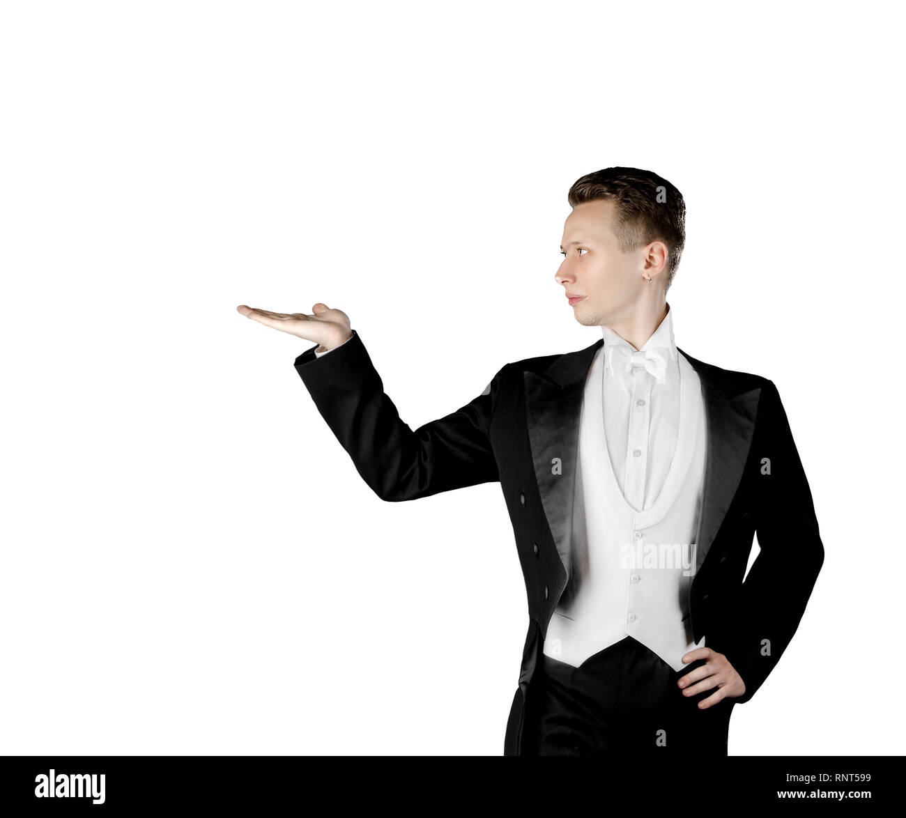 Image d'un bel homme portrait d'un jeune acteur Banque D'Images