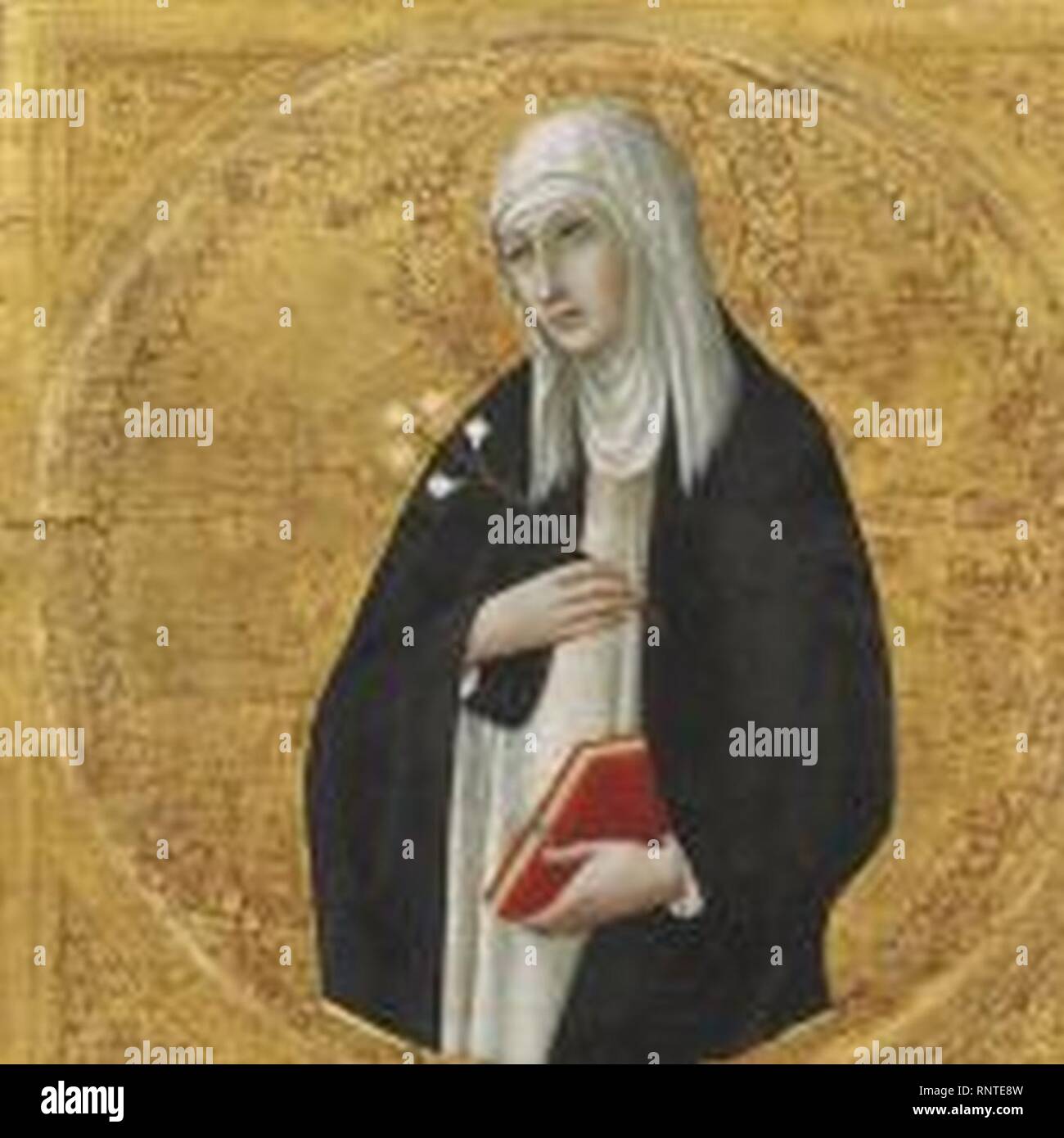 Catherine de Sienne Sano di Pietro. Banque D'Images