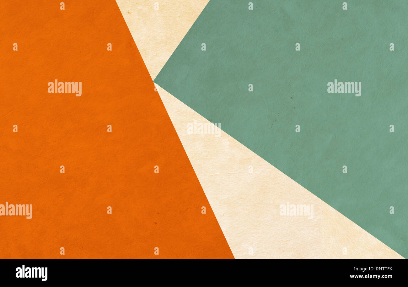 Des formes graphiques colorés - paper texture - conception d'arrière-plan Banque D'Images