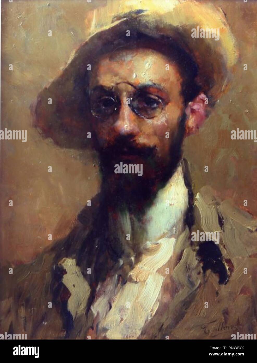 Cesare Tallone (1853-1919). Banque D'Images