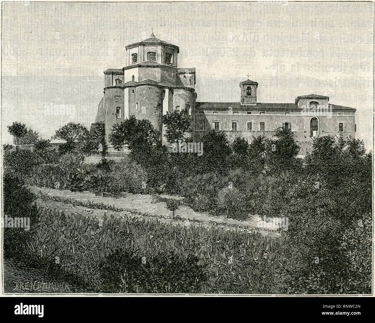 Cesena Santuario della Madonna del Monte. Banque D'Images