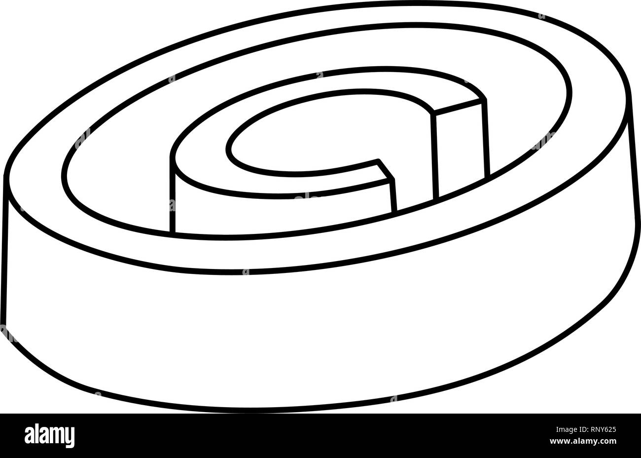 Copyright protection des droits de propriété intellectuelle d'illustration vectorielle, de l'emblème Illustration de Vecteur