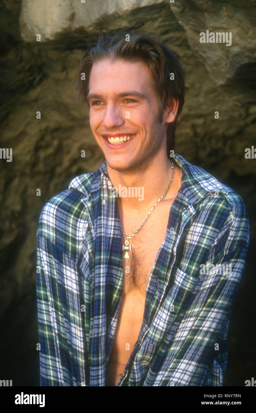 LOS ANGELES, CA - 12 janvier : (exclusif) l'acteur Michael Vartan pose à une séance photo le 12 janvier 1994 à Los Angeles, Californie. Photo de Barry King/Alamy Stock Photo Banque D'Images