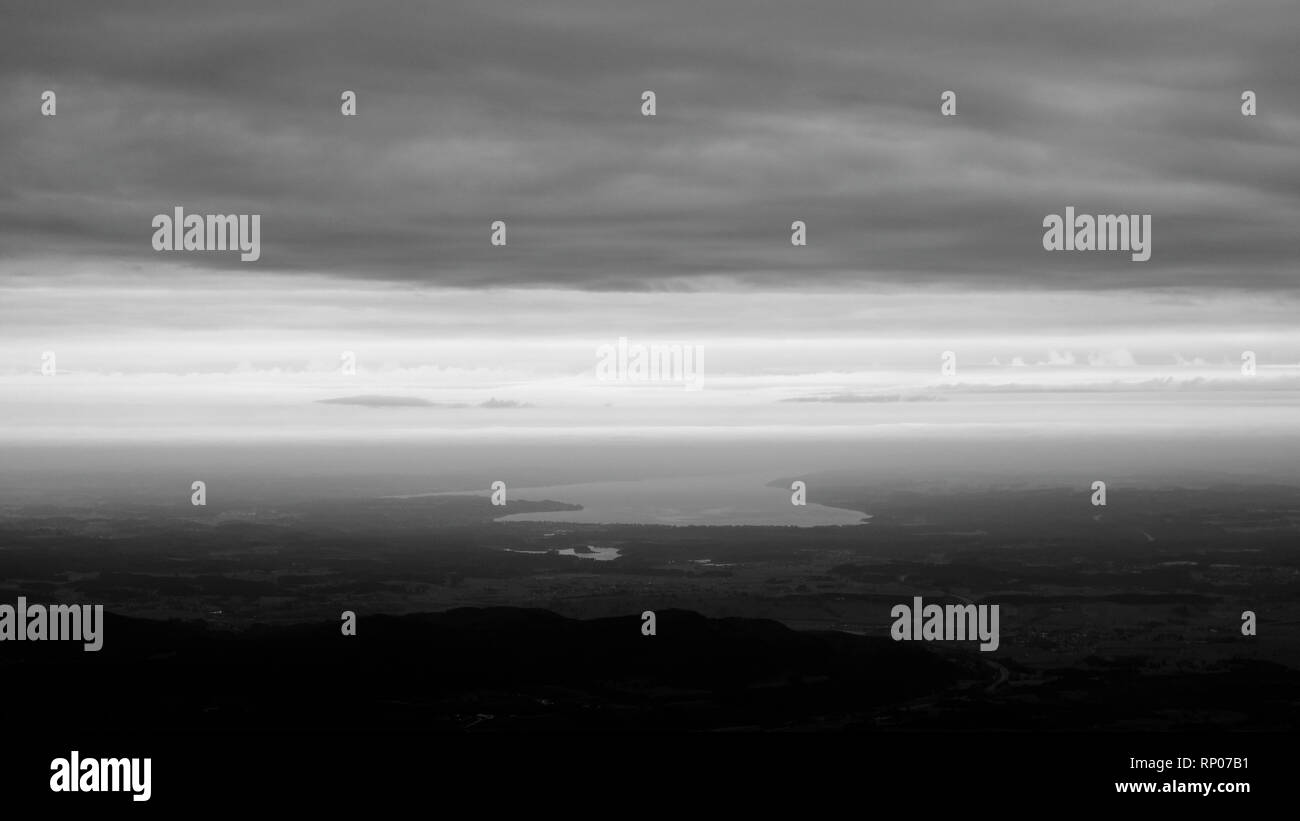Alpen, Blick vom Italia auf den Starnberger See Banque D'Images