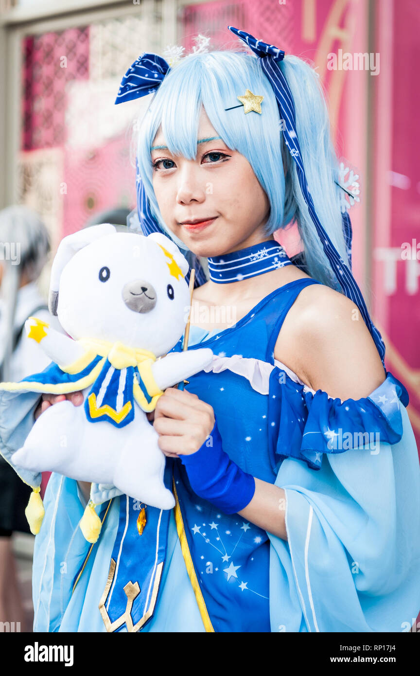 Images de l'incroyable Cosplay thaïlandais les filles et les garçons à la Japan Expo 2019 à Bangkok en Thaïlande. Banque D'Images