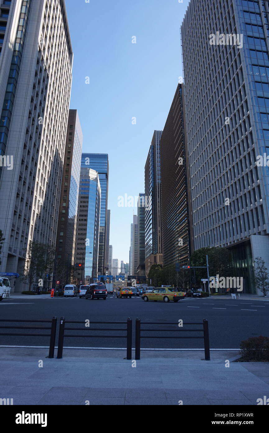 Les bâtiments de Tokyo Banque D'Images