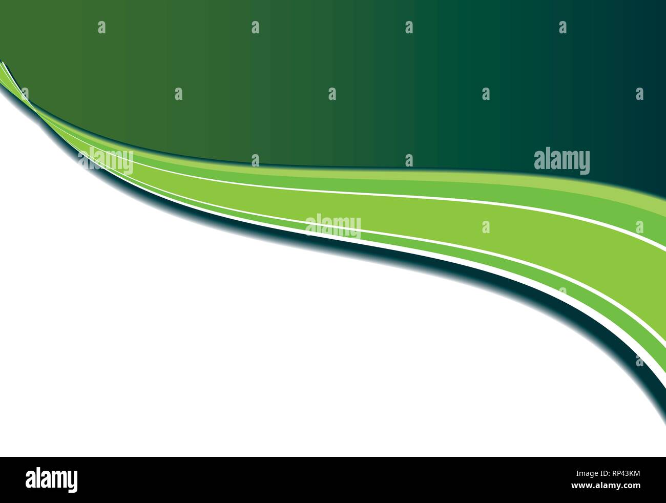 Resume Arriere Plan Simple Vert Avec Rayures Ondulees Vector Illustration Image Vectorielle Stock Alamy