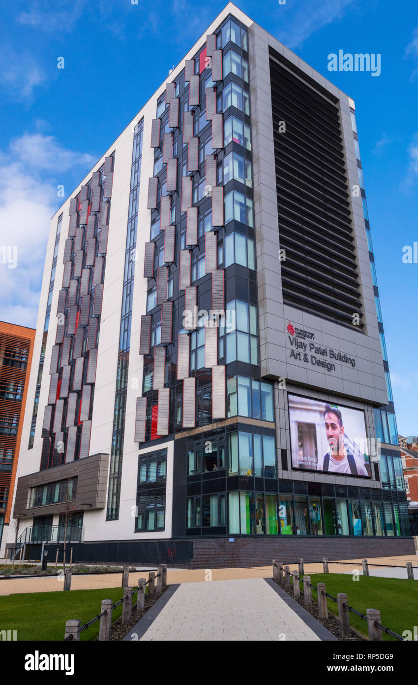 L'Université de Montfort, Leicester, Royaume-Uni, Angleterre Banque D'Images