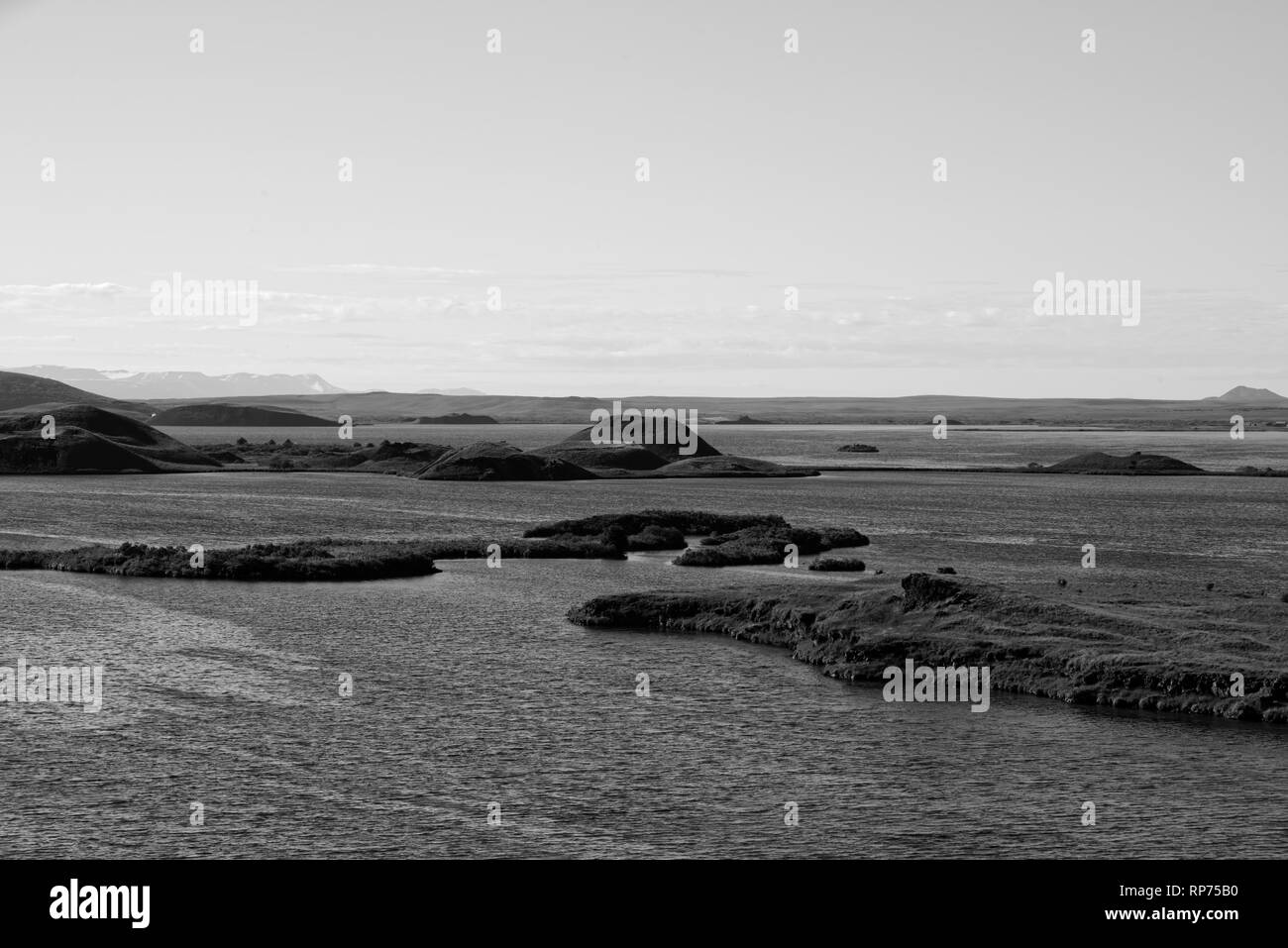 Kalfastrond sculpture de lave autour du lac Myvatn en Islande Banque D'Images