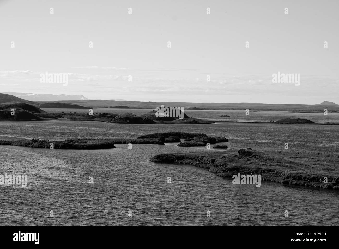 Kalfastrond sculpture de lave autour du lac Myvatn en Islande Banque D'Images