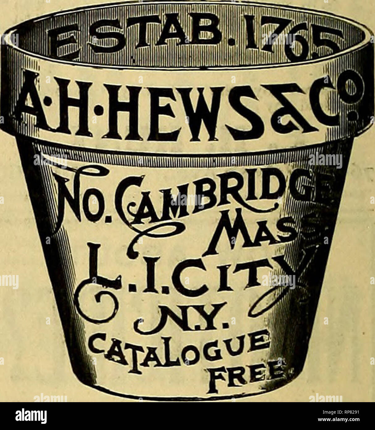 . La fleuriste américain : un journal hebdomadaire pour le commerce. La floriculture ; fleuristes. Les pots de fleurs ! Emballées en petites caisses, faciles à manipuler. Prix par caisse 2 1500-III, dans la caisse, 4,88 $ 5,25 m 1500 1500 1000 3800 2" 3K 500 4 320 5 144 66 5,00 5,80 4,50.oa 4.51 3.16 Prix par caisse 120 7-in., dans la caisse, 608 fait main. 489-in.,dans orate. 3,00 48 10 24 11 24 12 12 14 6 16 4,8 4,50 casseroles Semences, même prix que les pots. Pour envoyer la liste des prix de bouteilles pour Gut Fleurs, paniers suspendus, les vases, etc. 10  % off pour l'argent comptant à la commande. HILFINGER Adresse BROS. La poterie. Fort Edward. N. Y. ou Août Banque D'Images