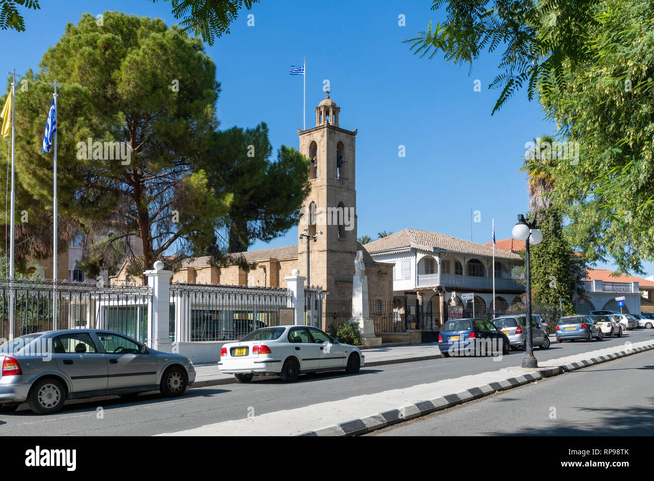 Nicosie, Chypre - novembre 2. En 2018. Le beffroi Cathédrale de Saint John the Divine Banque D'Images