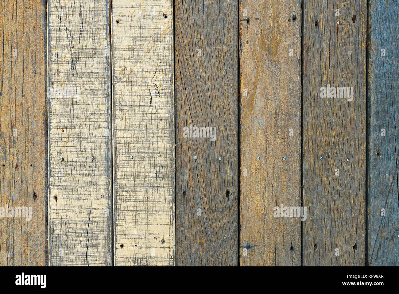 Vieux bois texture background Banque D'Images